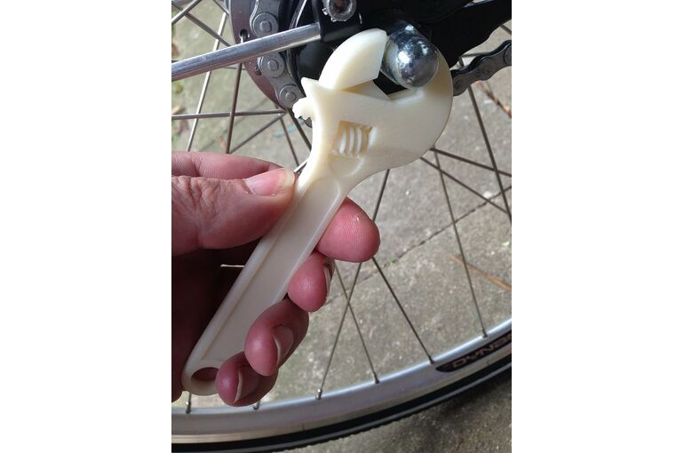 wrench-3d-printing-plastic-bike