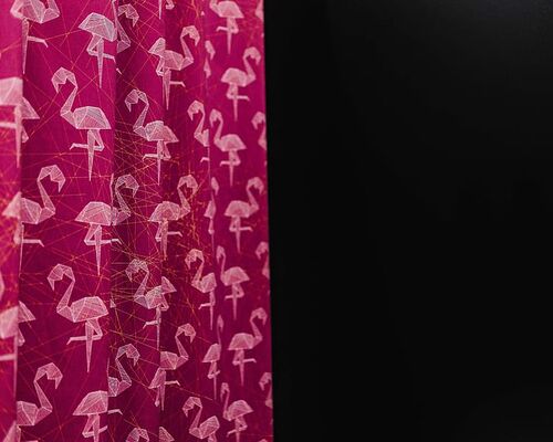 pink-fabric-material-flamingo